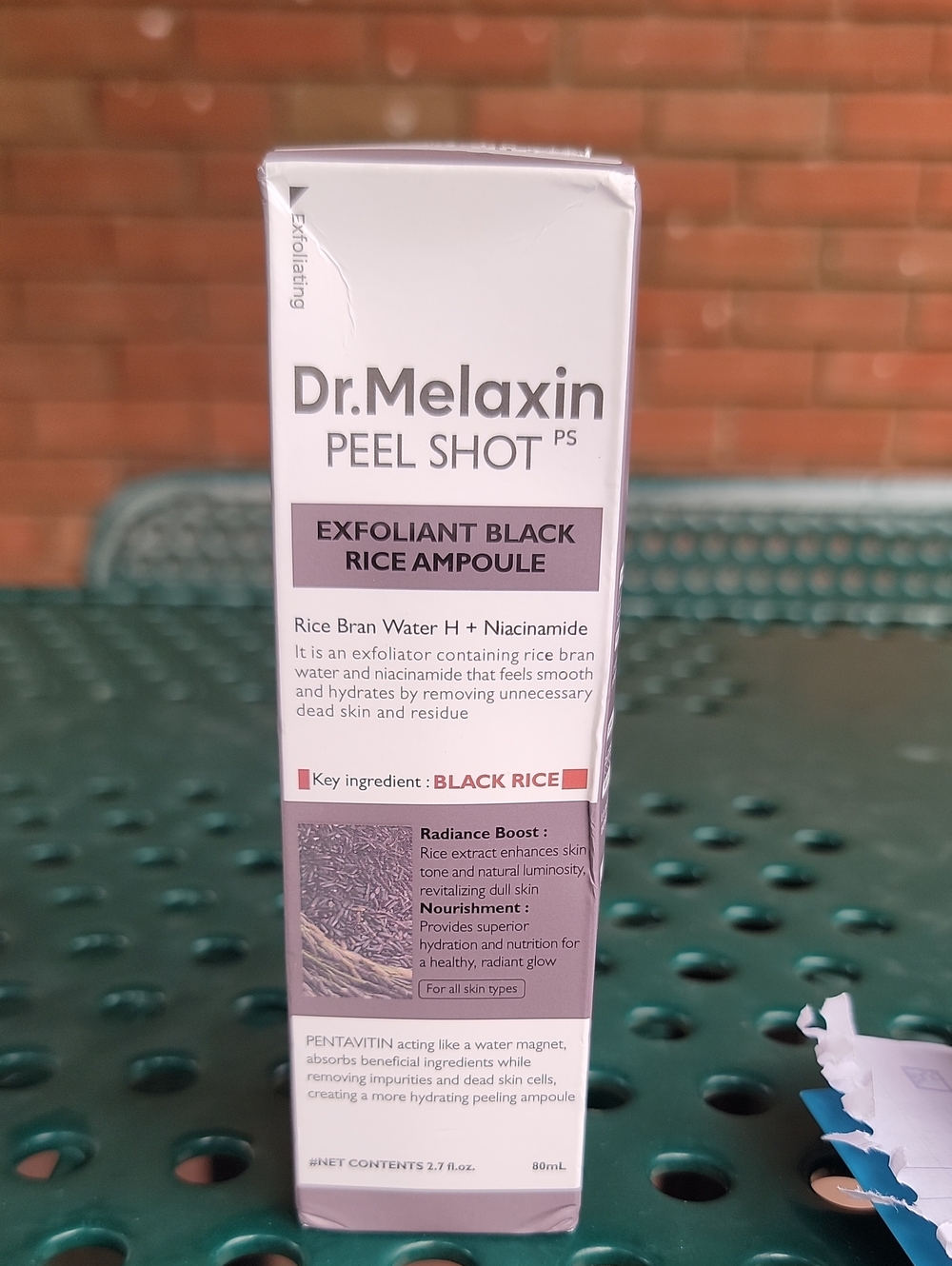 Dr. Melaxin Peel Shot Exfoliant Black Rice Ampoule